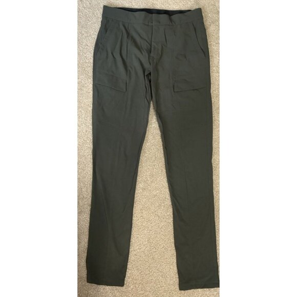 Athleta Pants Womens 4 Green Wander Utility Cargo Stretch Performance Gorpcore - Picture 1 of 7
